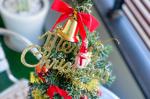 クリスマス仕様に飾り付け♪